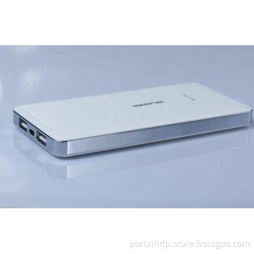 Ultra Slim Polymer Portable Power Bank 12000mah For Mobile